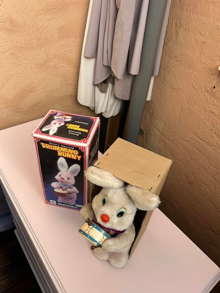 Duracell konijn (originele), Ophalen of Verzenden, Zo goed als nieuw