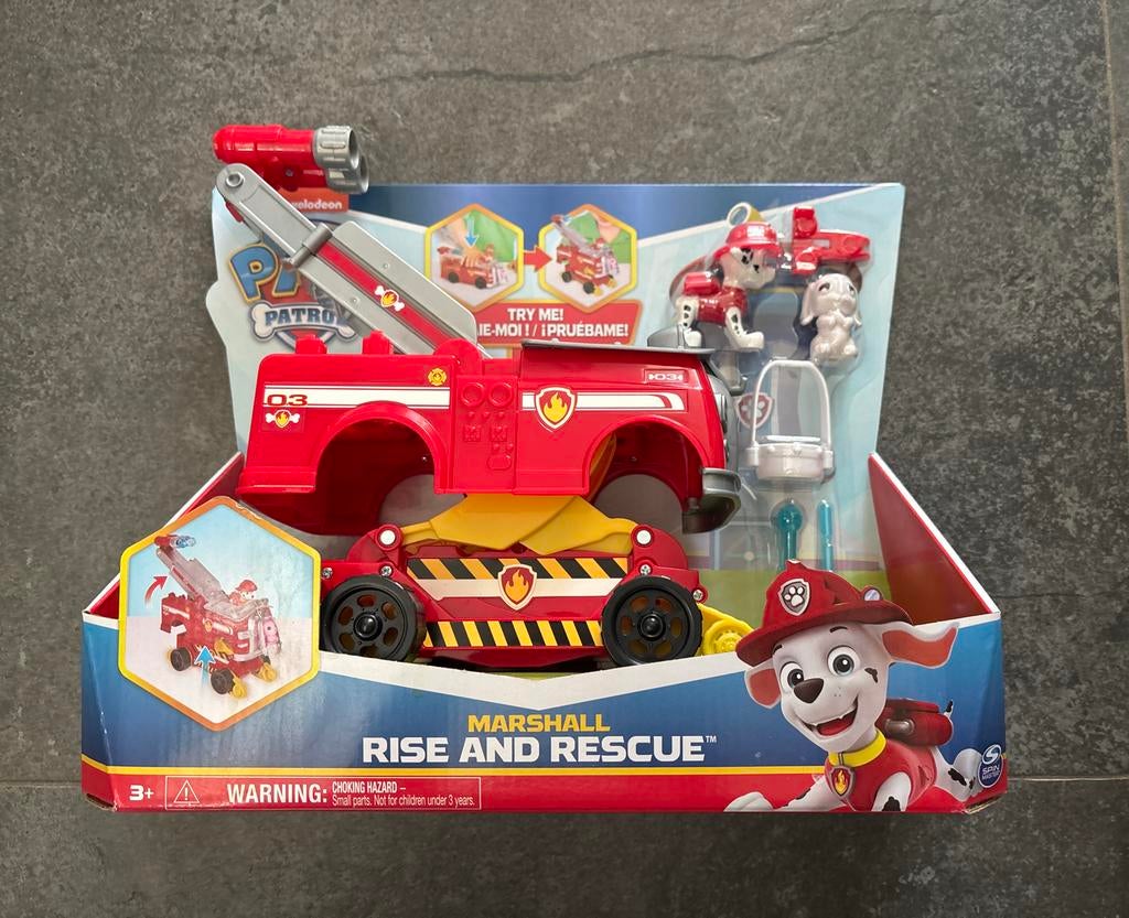 Paw Patrol Marshall Rise and Rescue speelgoed, Ophalen of Verzenden, Nieuw, Jongen of Meisje