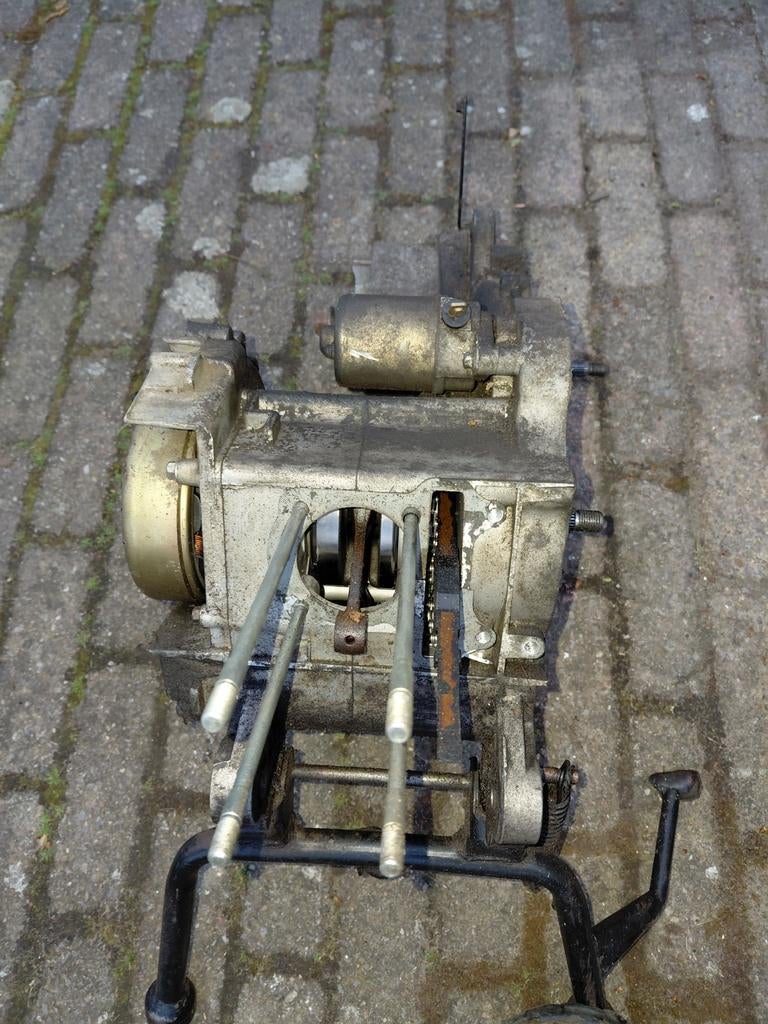 Gy6 50cc carter met krukas,vliegwiel en startmotor., Ophalen of Verzenden