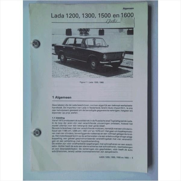 Lada 1200 1300 1500 1600 Vraagbaak losbladig 1980 #1 Nederla, Ophalen of Verzenden, Gelezen, Overige merken