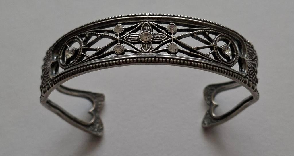 Mooie 1e gehalte zilveren armband., Sieraden, Tassen en Uiterlijk, Armbanden, Ophalen, Zo goed als nieuw, Zilver, Zilver