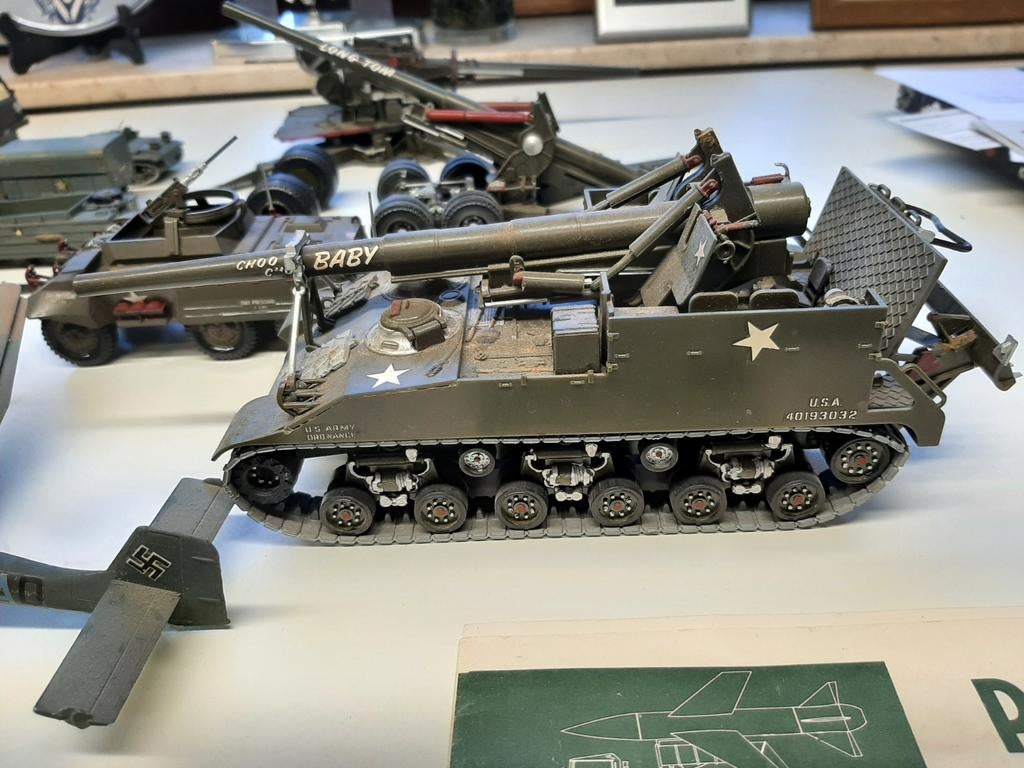 Verzameling mini militaire voertuigen en objecten jaren 50, Verzamelen, Militaria | Algemeen, Ophalen of Verzenden, Landmacht