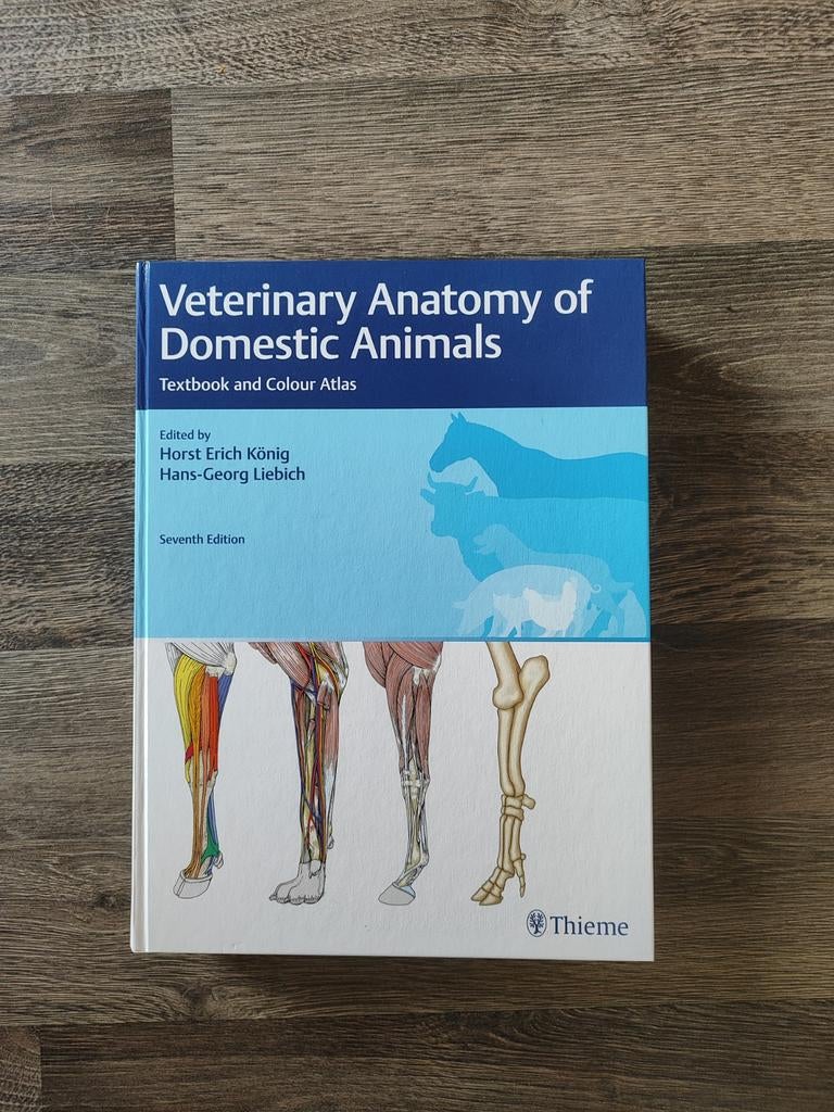 Veterinary Anatomy of Domestic Animals - 7e editie, Horst Erich König, Hans-Georg Liebich, Ophalen of Verzenden, Beta, WO