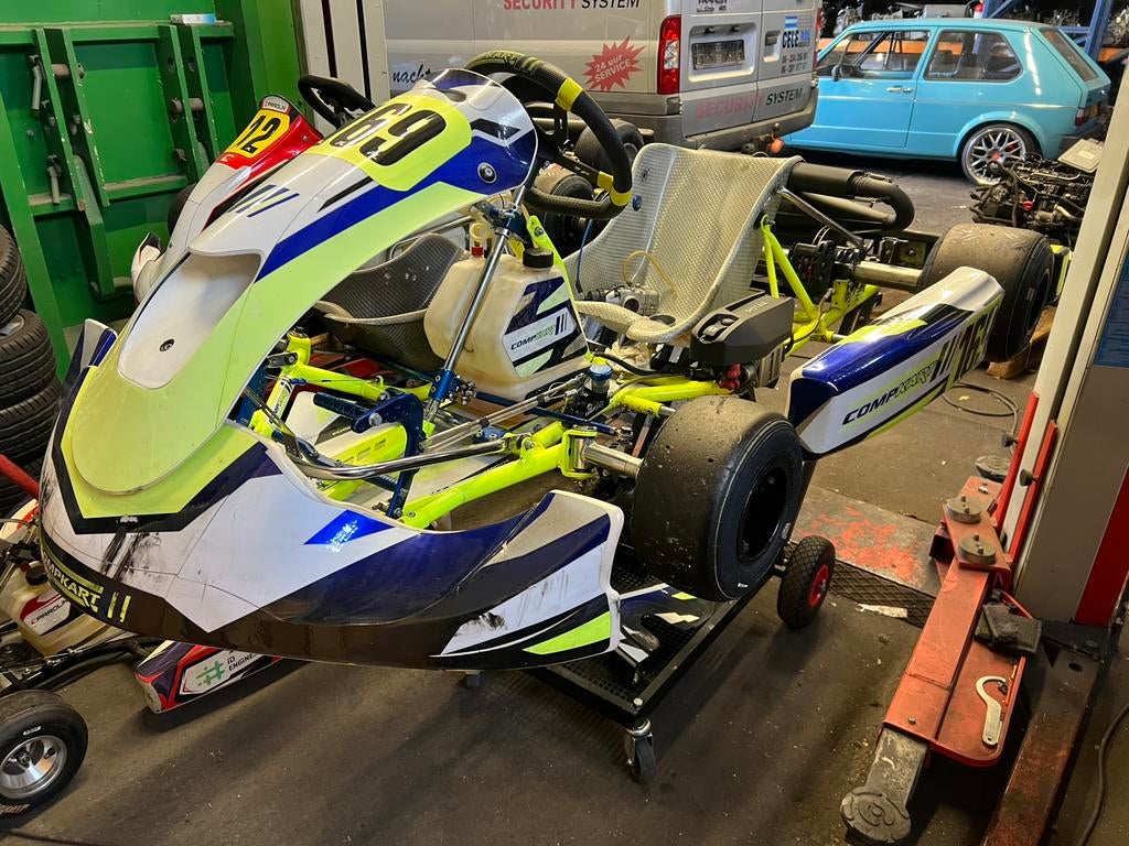 Compkart Covert 3.0 Kart 30mm Rotax Birel Automaat, Sport en Fitness, Karting, Ophalen, Gebruikt, Kart