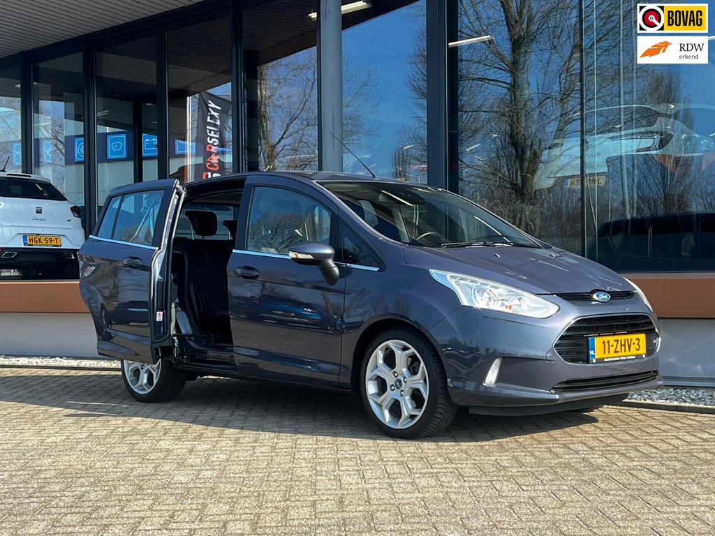 Ford B-Max 1.0 EcoBoost Titanium met NAP, Voorwielaandrijving, Euro 5, 101 pk, Gebruikt