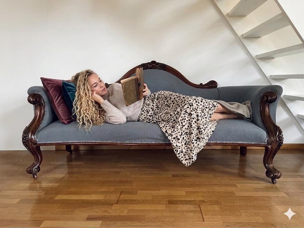 Victoriaanse sofa, 19e eeuw, izgs, Ophalen, Gebruikt, Victoriaans, 150 tot 200 cm