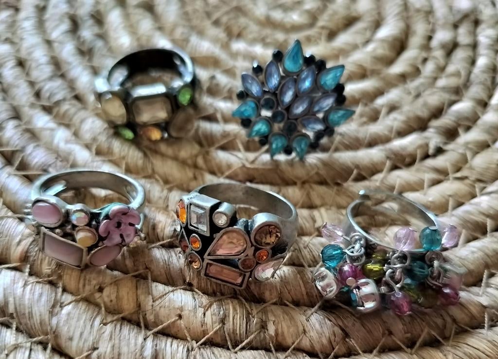 Partij mode ringen, Verzenden, 19 tot 20, Nieuw, Dame