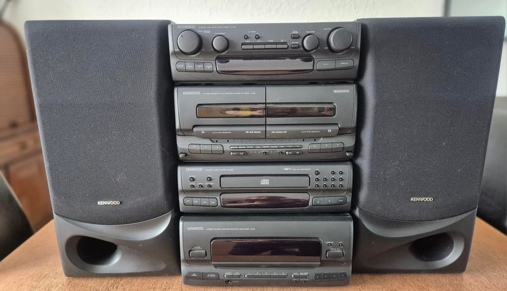 Vintage Kenwood stereo-installatie – complete set, Ophalen of Verzenden, Speakers, Overige merken, Losse componenten