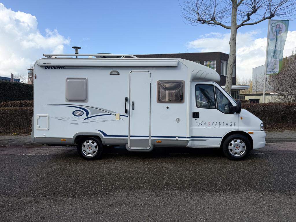 Fiat ADVANTAGE Dethleffs Globettrotter Vast bed, Keuken, Cam, Caravans en Kamperen, Campers, Info@cd-cars.nl, C.D. Cars, Luifel