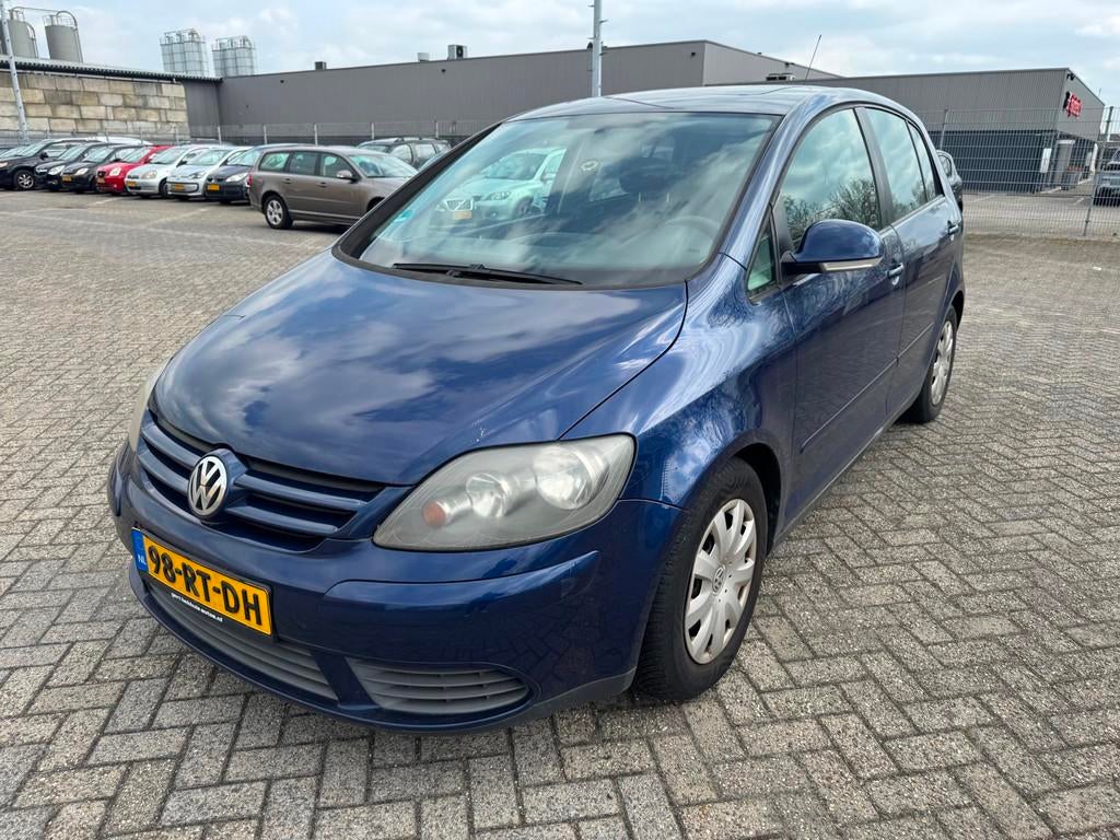 Volkswagen Golf Plus 1.6 FSI Comfortline Airco, EXPORT, Gebruikt, 4 cilinders, Blauw, 116 pk