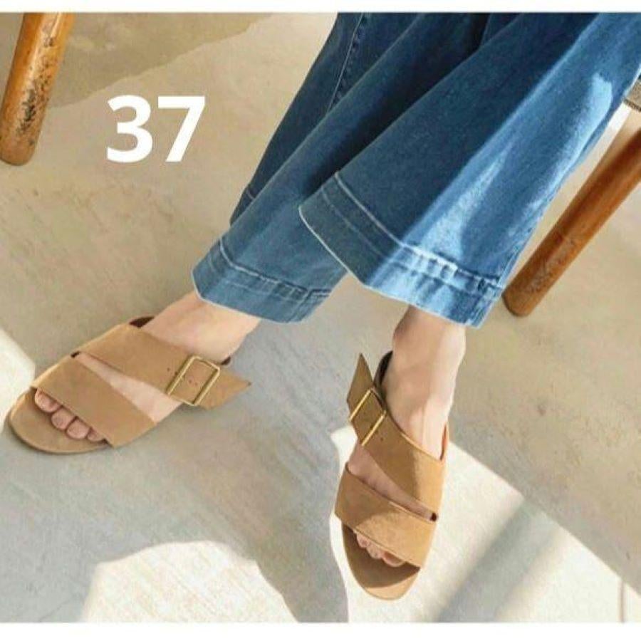 michel vivien park sandals mules sandalen | 38,5, Bruin, Zo goed als nieuw, Sandalen of Muiltjes, Ophalen of Verzenden