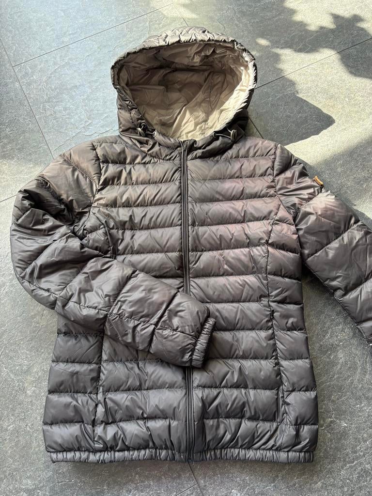 Moscow gewatteerde tussenjas - Maat S - Donkergrijs, Ophalen of Verzenden, Zo goed als nieuw, Maat 36 (S), Grijs