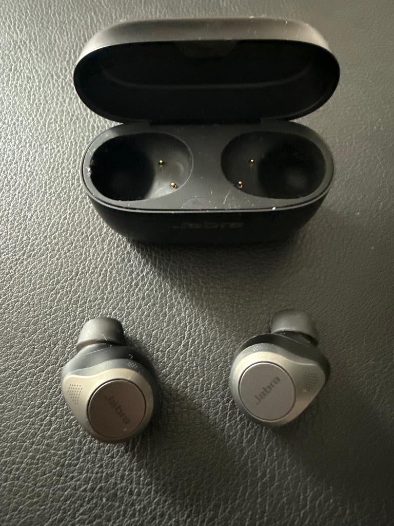 JABRA Elite 85T black Wireless Earbuds, Gebruikt, Zwart, Ophalen of Verzenden, In oorschelp (earbud)
