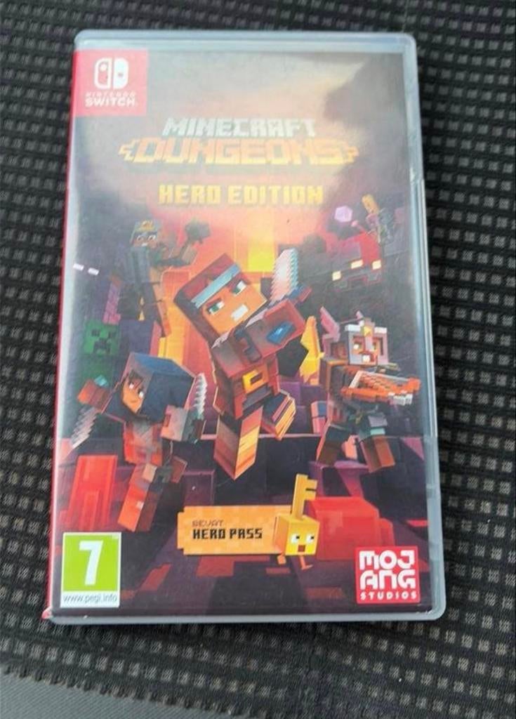 Minecraft Dungeons Hero Edition Nintendo Switch, Avontuur en Actie, Dn, Zo goed als nieuw, Dn