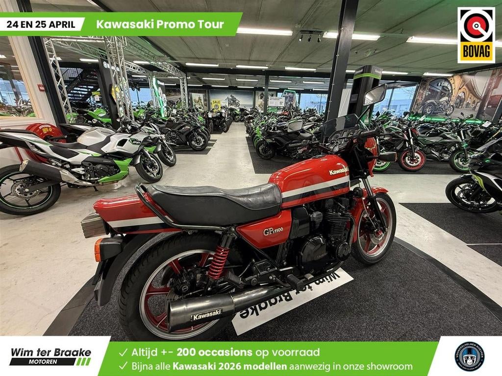 Kawasaki GPZ 1100 B INJECTION (bj 1982) 18,164 km, 4 cilinders, Motorrijbewijs A, Bedrijf, Onbekend