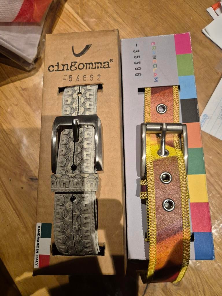 Cingomma en erareclam; riemen beide 120 cm, Kleding | Heren, Riemen en Ceinturen, Ophalen of Verzenden, Zwart