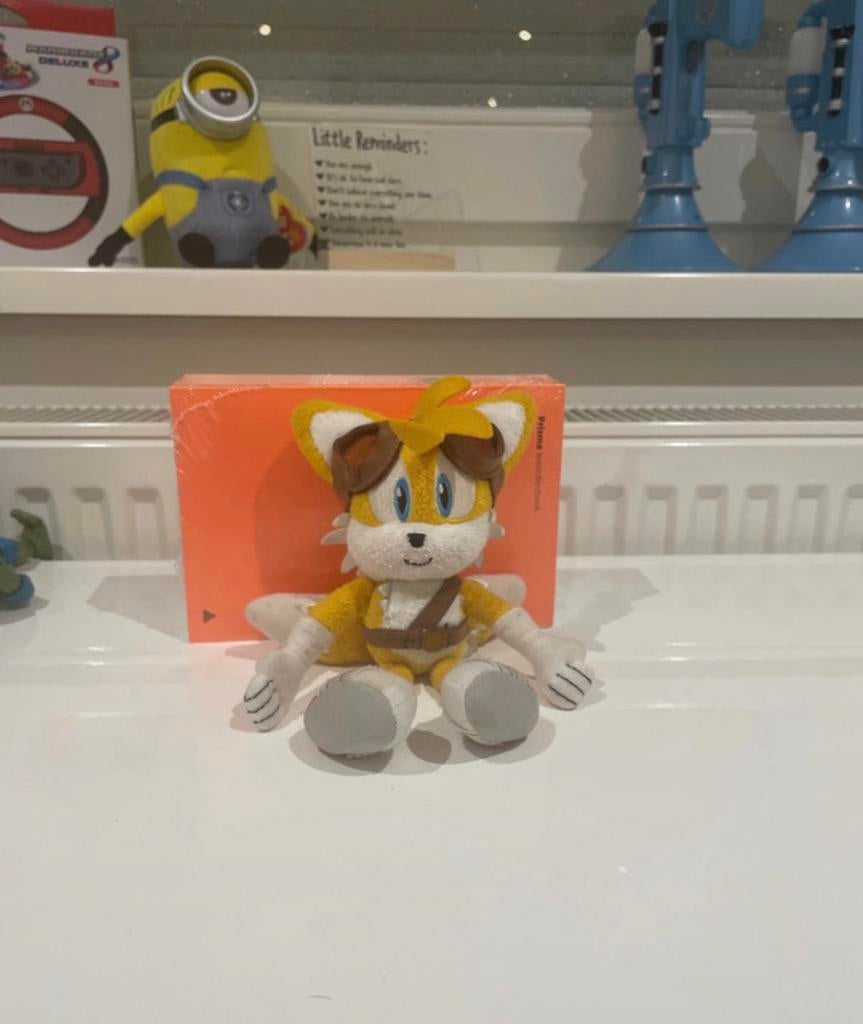 Sonic boom tails knuffel TOMY, Ophalen of Verzenden, Gebruikt