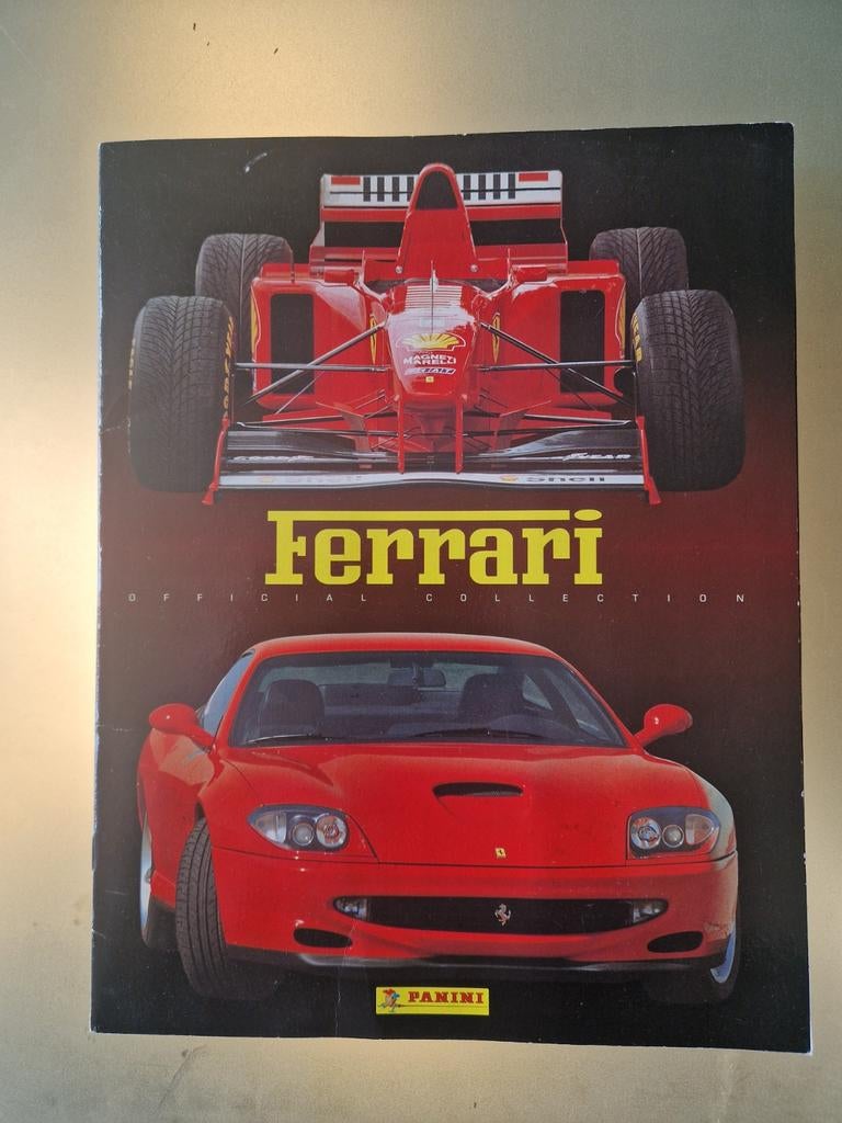 Panini Plaatjesalbum Ferrari - Compleet, Ophalen of Verzenden, Zo goed als nieuw, Auto's