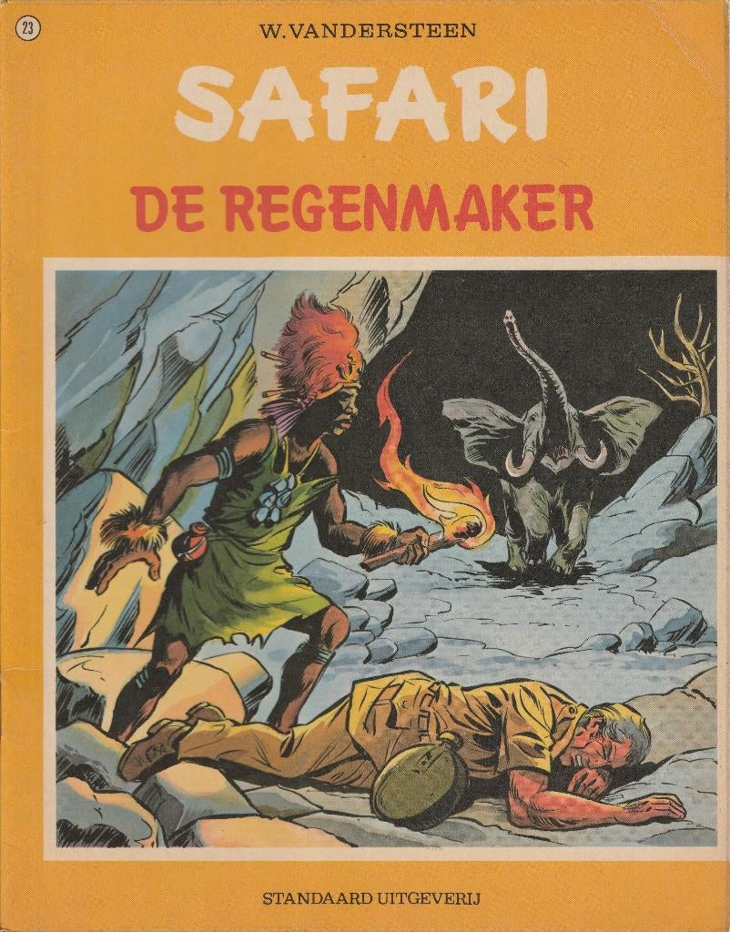 Safari - W. Vandersteen - nr 23 - De regenmaker, Eén stripboek, Ophalen, Gelezen