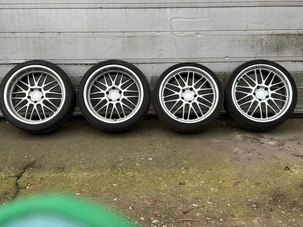 BMW E60 breedset | Beyern Mesh | 8.5 9.5x19, Auto-onderdelen, Banden en Velgen, Gebruikt, Banden en Velgen, 235 mm, Personenwagen