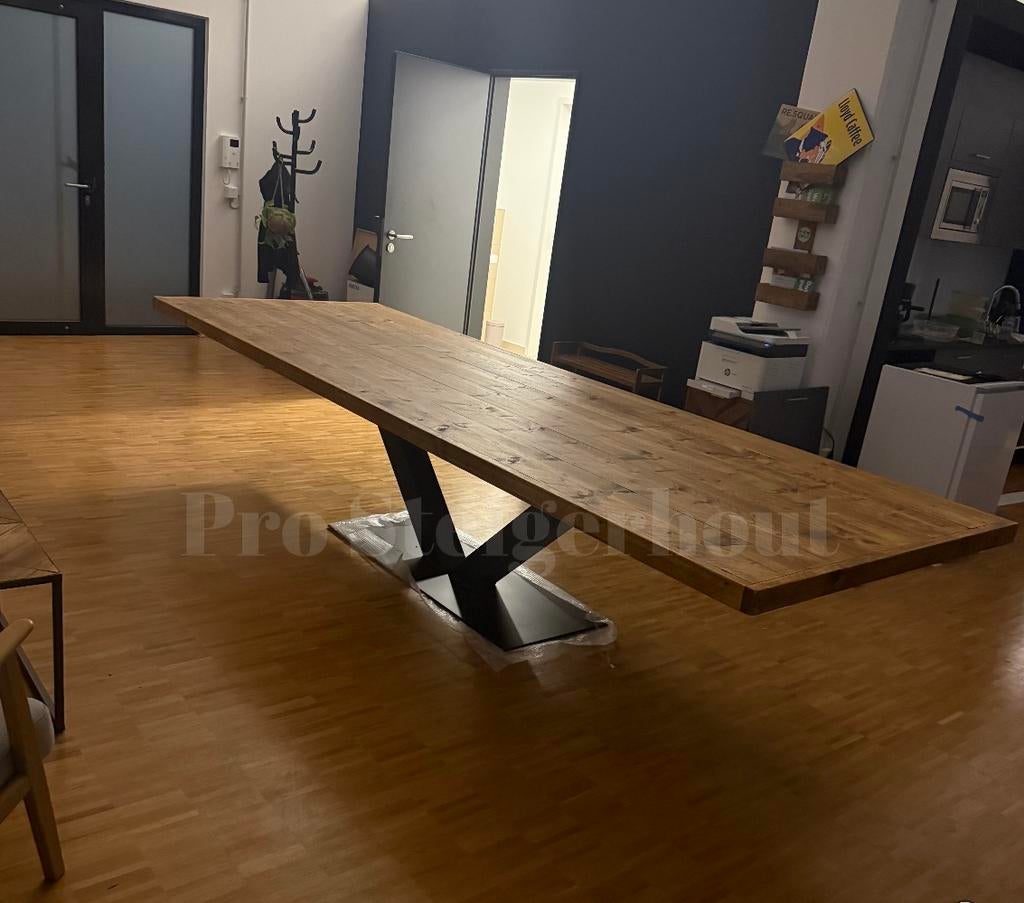 Steigerhout Tafel Eettafel Eetkamertafel Vergadertafel ACTIE