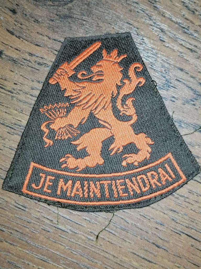 Je Maintiendrai leeuw embleem KL, Verzamelen, Ophalen of Verzenden, Landmacht, Nederland, Embleem of Badge