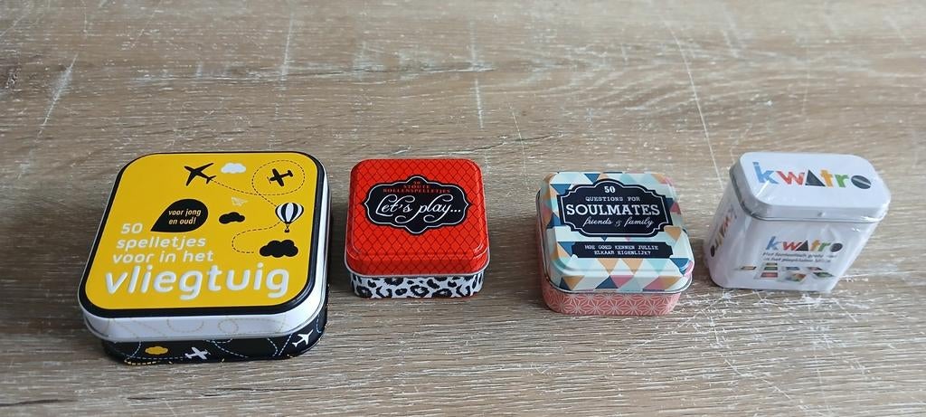 Kwatro soulmates let's play 50 spelletjes vliegtuig spellen, Ophalen of Verzenden, Zo goed als nieuw, Vijf spelers of meer, Reisspel