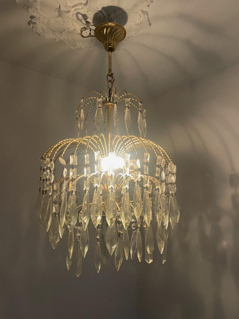 Kroonluchter, Ophalen, Gebruikt, Glas