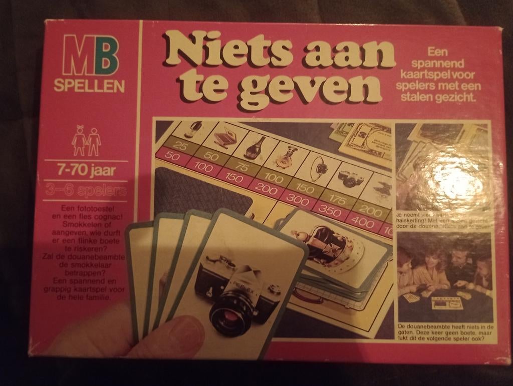 Niets aan te geven - MB Spellen, Vijf spelers of meer, Ophalen of Verzenden, Gebruikt, MB Spellen