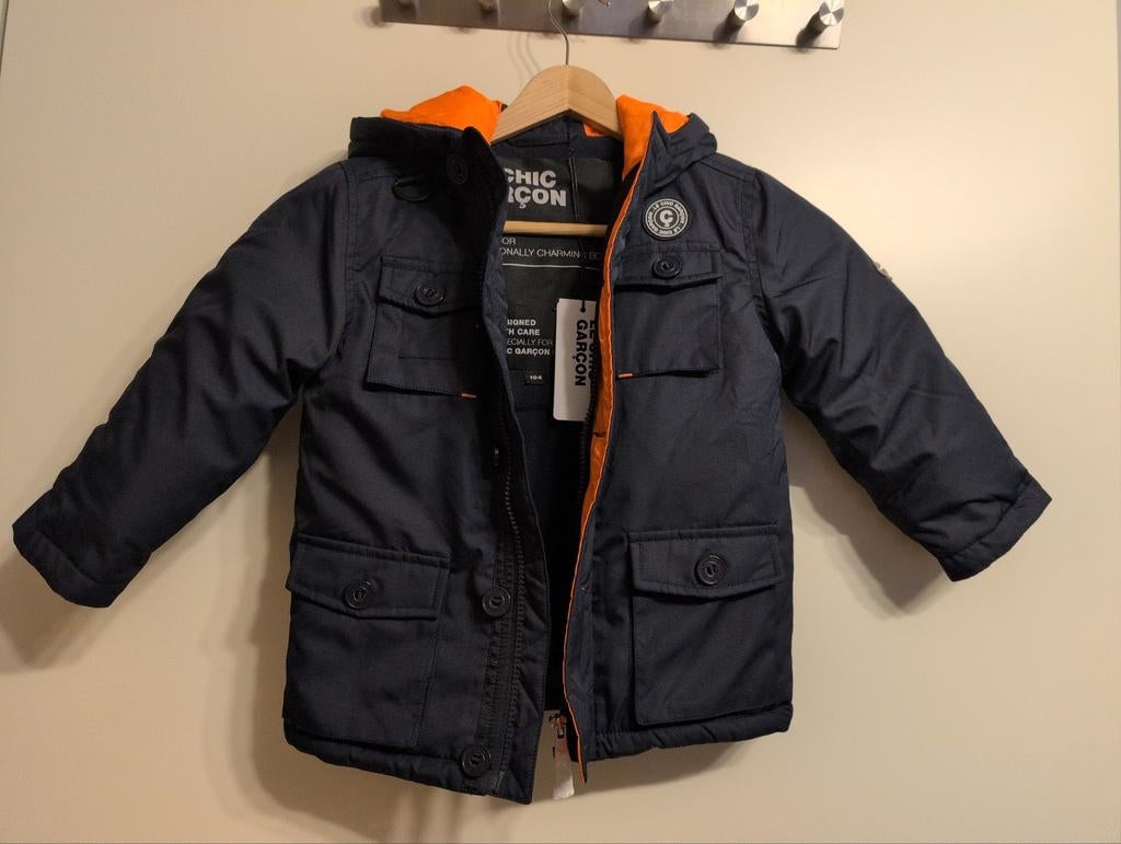 Chique winterjas jongen, maat 104, nieuw!, Chic Garçon, Nieuw, Ophalen of Verzenden, Jongen