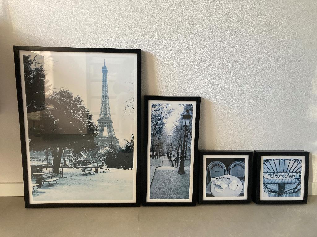 Fotolijsten Ikea Ribba 4x Parijs, Ophalen of Verzenden, Zo goed als nieuw