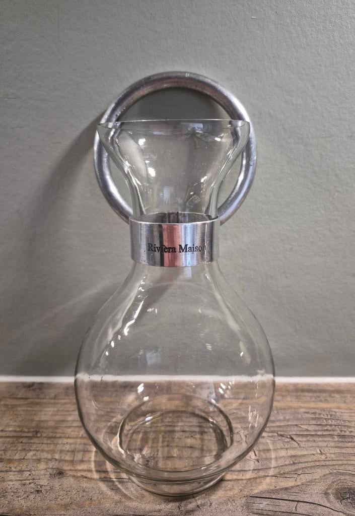 Riviera maison Cordoba flower vaas, Overige kleuren, Ophalen of Verzenden, Minder dan 50 cm, Glas