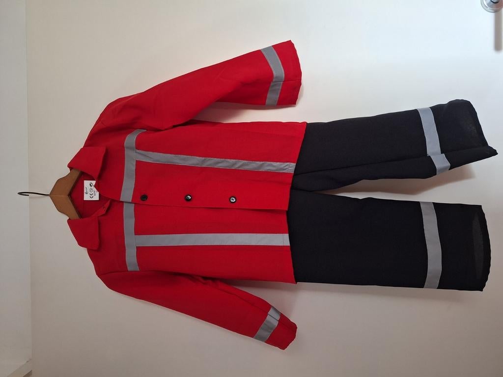 Brandweerpak 128, Ophalen of Verzenden, Zo goed als nieuw, 122 t/m 128, Meisje