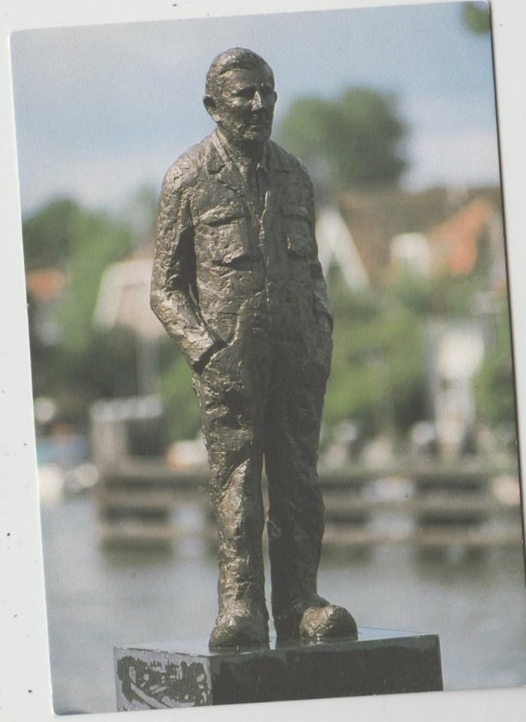 Muiden Jan Melis de dorpsmid Beeld v.Jocke Overwater 1987, Verzenden, 1980 tot heden, Ongelopen, Noord-Holland