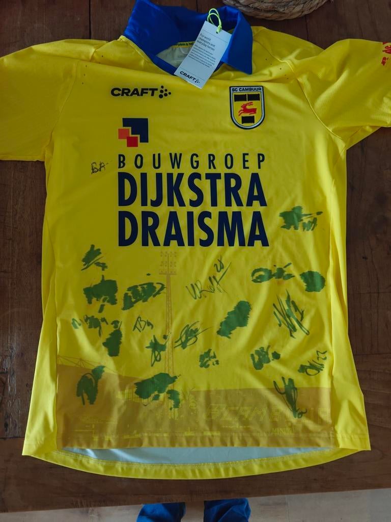 Gesigneerd SC Cambuur Shirt (goed lezen), Geel, Ophalen of Verzenden, Zo goed als nieuw, Craft
