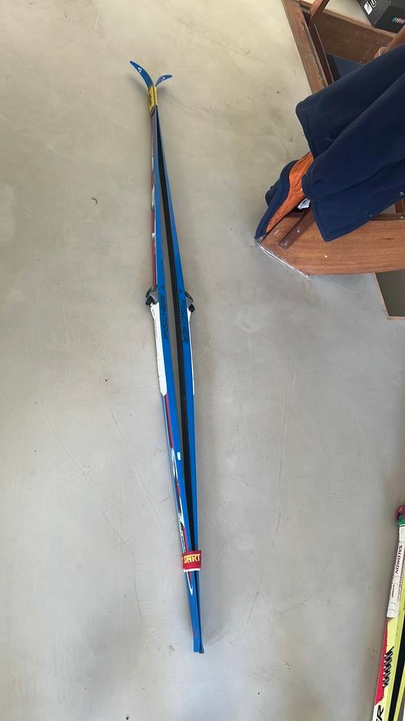 Fischer double crown langlauf ski klassiek, Ophalen of Verzenden, Zo goed als nieuw, Ski's, Fischer