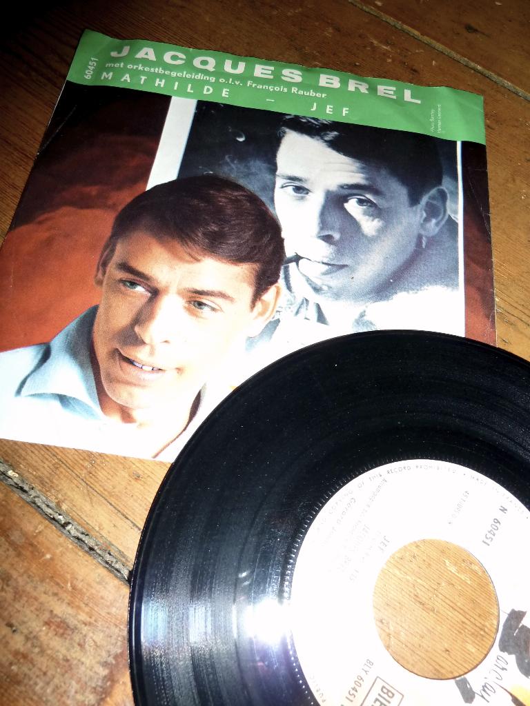 SINGLE JAQUES BREL MATHILDE JEF zeldzamere 1964, Ophalen of Verzenden, Gebruikt, Pop