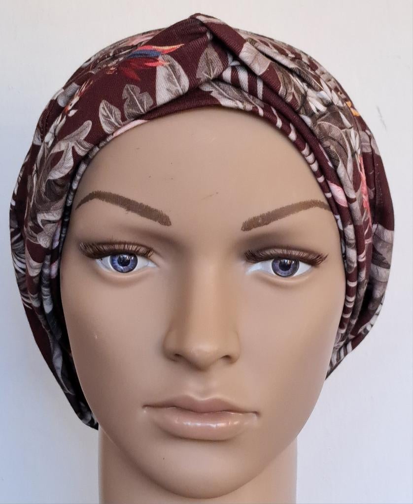 Chemo/haarverlies tricot muts met haarband no 32 A., Anna, Maat 42/44 (L), Nieuw, Ophalen of Verzenden