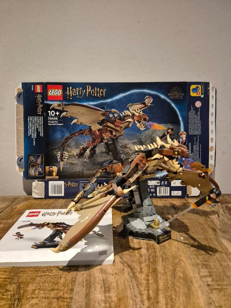 Lego 76406 Harry Potter Hongaarse hoornstaart draak, Ophalen of Verzenden, Zo goed als nieuw, Complete set, Lego
