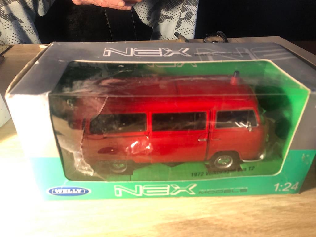 Welly NEX Modelauto Volkswagen Bus T2 1:24, Ophalen of Verzenden, Zo goed als nieuw, Auto, Welly