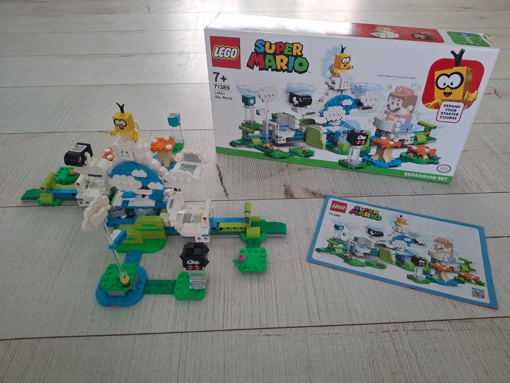 Lego Super Mario 71389 Lakitu's wolkenwereld, Ophalen of Verzenden, Zo goed als nieuw, Complete set, Lego