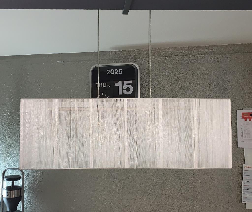 Zijlstra Hanglamp wit/geborsteld metaal i.z.g.st., Huis en Inrichting, Lampen | Hanglampen, Ophalen, Gebruikt, Overige materialen