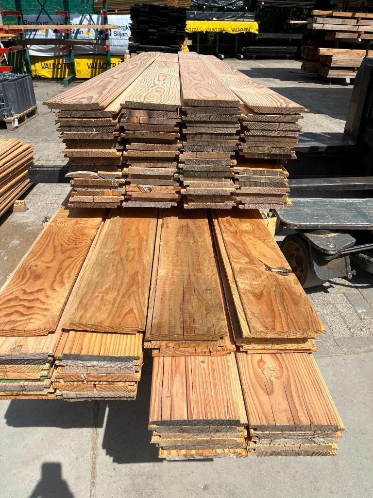 Douglas rest hout sponningplanken   wisselsponning  planken, Minder dan 25 mm, Nieuw, Ophalen of Verzenden, Plank