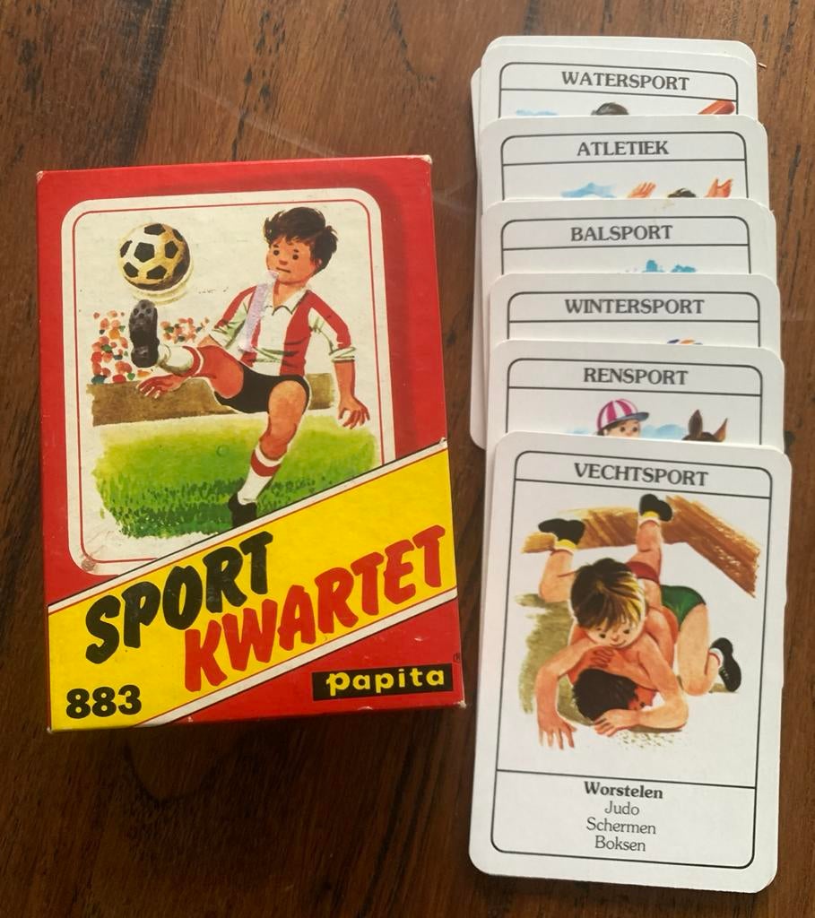 Kwartetspel Sport - Papita 883 compleet