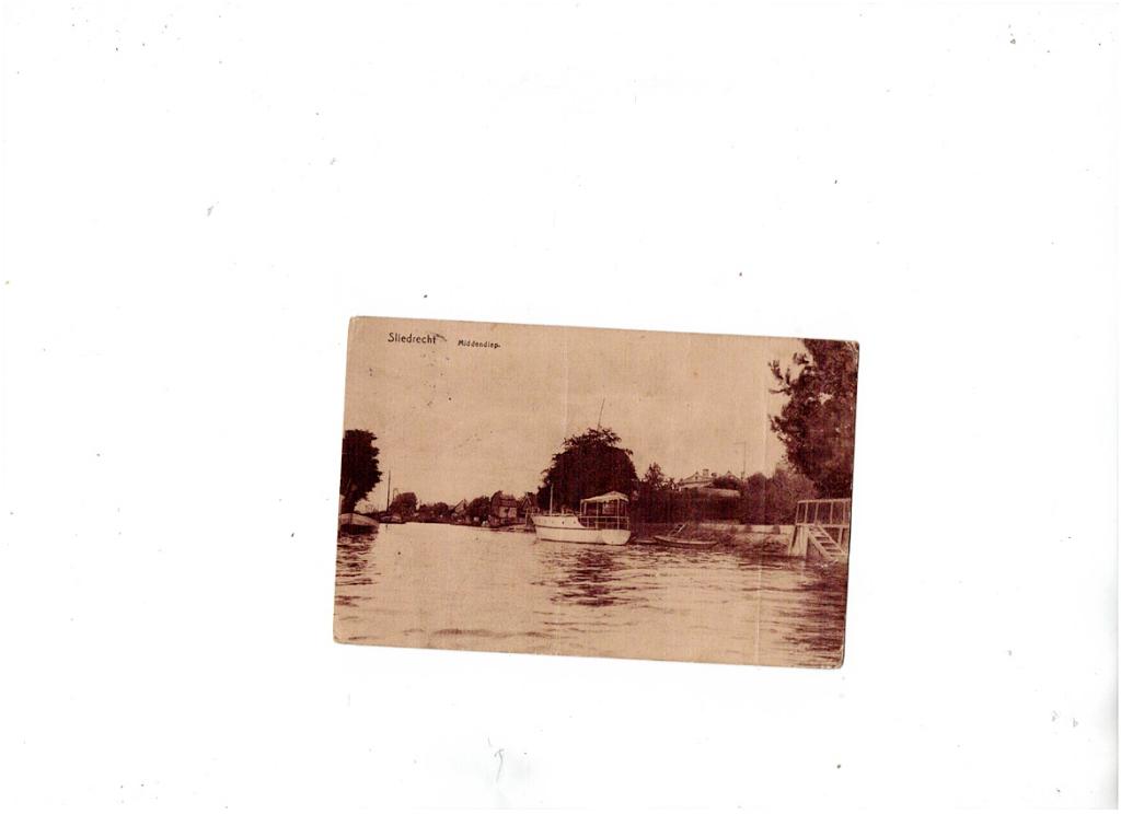 Sliedrecht, Middendiep 1928    Uitgegeven bij gebrs. Luijt, Verzenden, 1920 tot 1940, Gelopen, Zuid-Holland