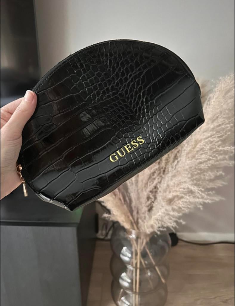 Guess make- up tasje, Ophalen of Verzenden, Nieuw, Zwart, Softcase
