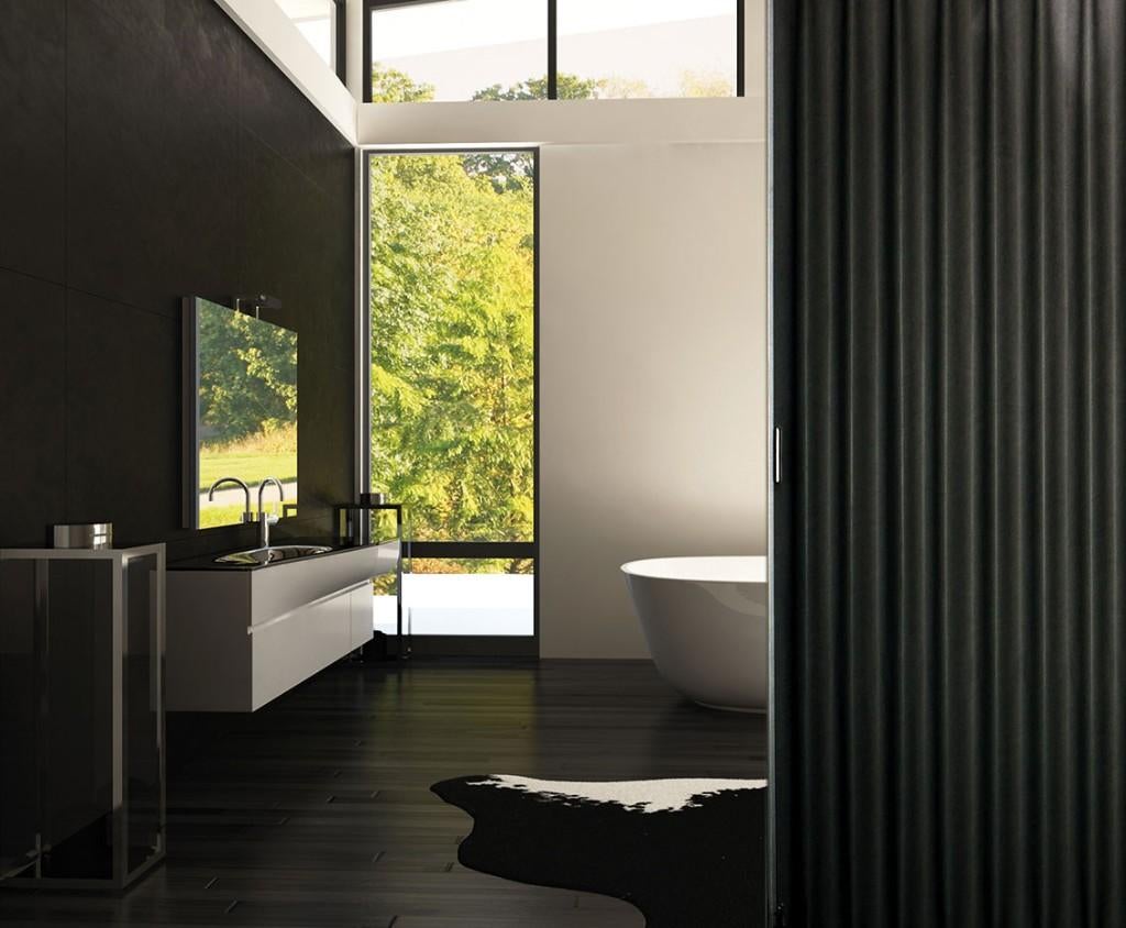 NU Aporta kunstleren maatwerk zwarte vouwdeur BxH 258x200 cm, 200 cm of meer, Zwart, Nieuw, Ophalen of Verzenden