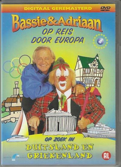 Bassie en Adriaan deel 4 Duitsland & Griekenland 1993 DVD076, Avontuur, Alle leeftijden, Ophalen of Verzenden, Zo goed als nieuw