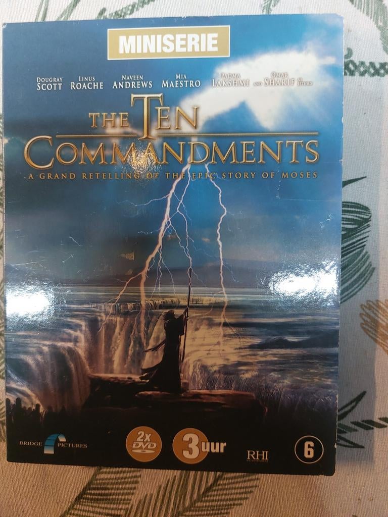 The Ten Commandments DVD Miniserie - Nieuwstaat!, Alle leeftijden, Ophalen of Verzenden, Zo goed als nieuw, Boxset