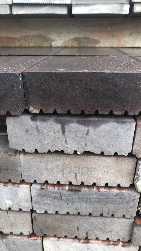 Bangkirai vlonderplanken ipe purperhart teak, Ophalen of Verzenden, Nieuw, Hout